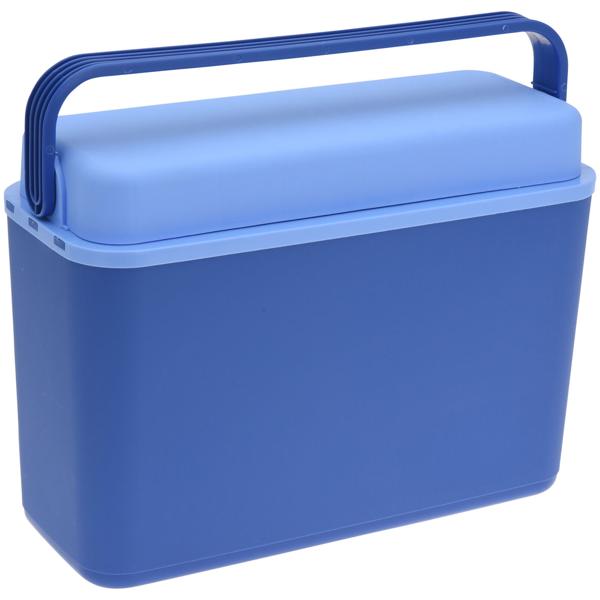 Kühlbox 12 Liter, blau - Kühl- & Warmhaltebox für Picknick, Camping & Reisen - 41x16x29cm - mit Tragegriff - robuster Kunststoff