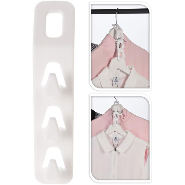 Kleiderbügel Verbindungshaken, 3er-Set, Platzsparender Schrank-Organizer, Mehr Ordnung & mehr Stauraum – Genial fur den Kleiderschrank