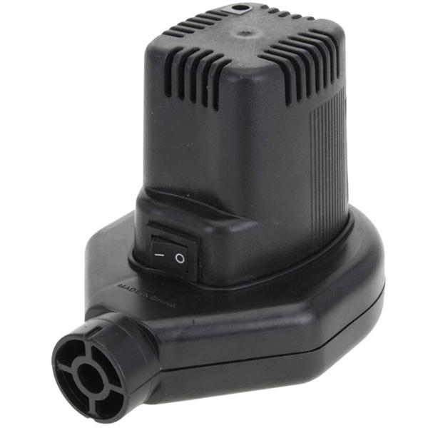 12V & 230V Elektro-Luftpumpe, 60W, schwarz – Mit 3 Aufsätzen, flexibel für Auto & Steckdose, ideal für Luftmatratzen, Pools & mehr