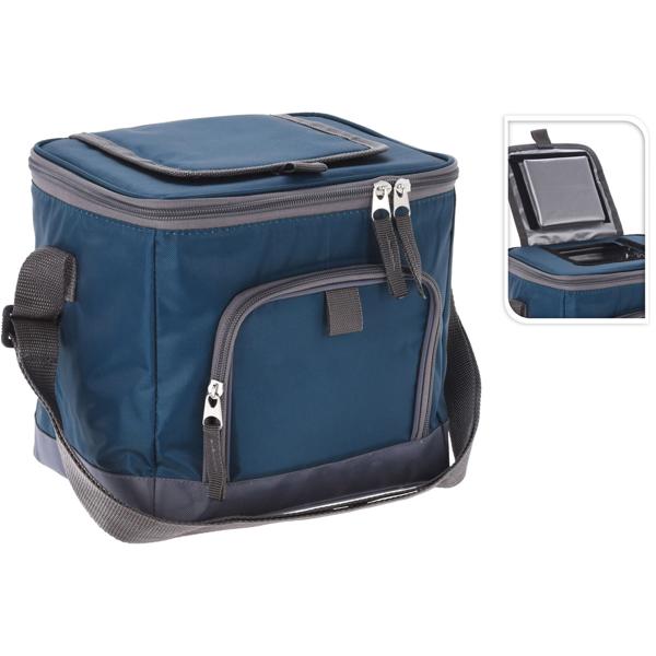 2er-Set Kühltaschen - 8 Liter Volumen - Blau - Ideal für Picknick, Schwimmbad & Ausflüge - Isoliertasche mit Schultergurt - Robust - Leicht zu reinigen