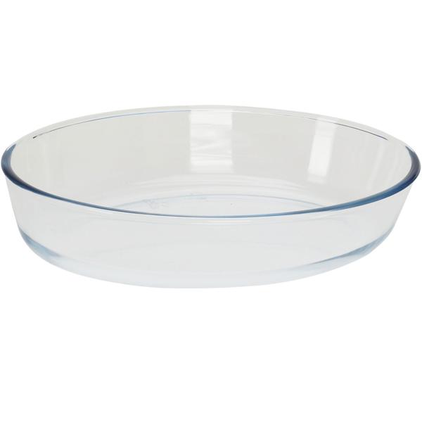Glas Auflaufform oval – Hitzebeständiges Borosilikatglas 2400 ml – Ideal zum Backen, Servieren & für Desserts 30,3x21,3x6,5cm – Spülmaschinenfest