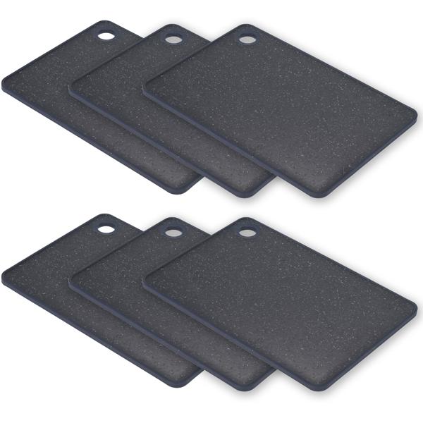 6er-Set Schneidebrett aus Polypropylen, 33 x 23 cm