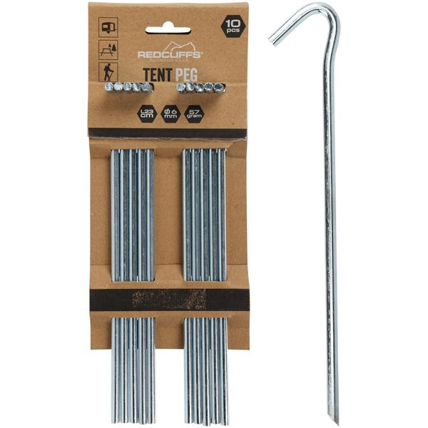 Zeltheringe 20 Stück - 23 cm lange Eisenheringe 6mm dick - Sicherer Halt bei Wind & auf harten Böden - Robuste, verzinkte Bodenanker für Zelte, Pavillons