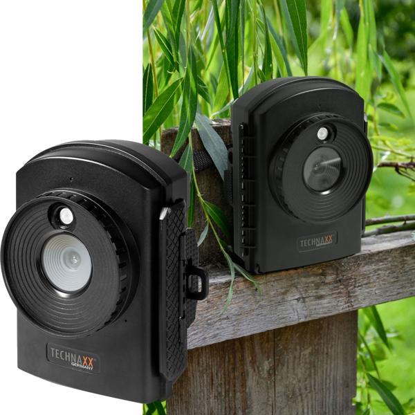 Full-HD-Zeitraffer-Kamera, 1080p, CMOS 2 MP Sensor, Timelapse Kamera mit Foto- und Videofunktion, IP66, LED Licht für Nachtaufnahmen 