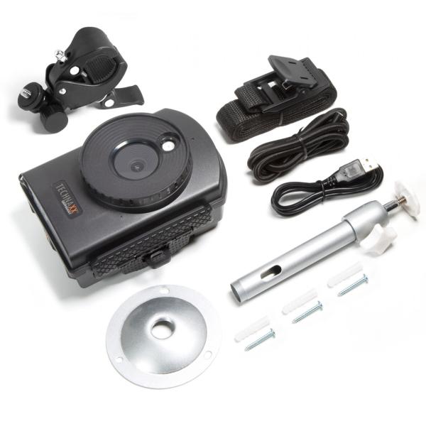 Full-HD-Zeitraffer-Kamera, 1080p, CMOS 2 MP Sensor, Timelapse Kamera mit Foto- und Videofunktion, IP66, LED Licht für Nachtaufnahmen 