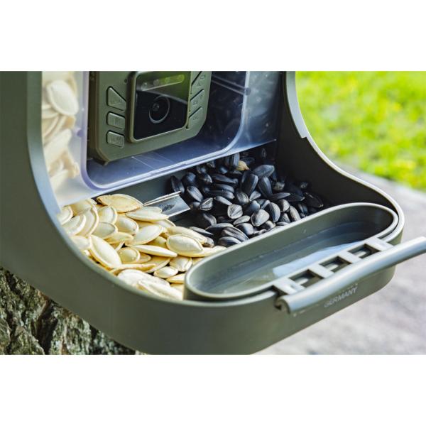 8 MP Outdoor-Vogelkamera mit PIR, Futter & Wasser: Tag/Nacht-Aufnahmen, IP56-Wetterfest, Geniale Vogelbeobachtung