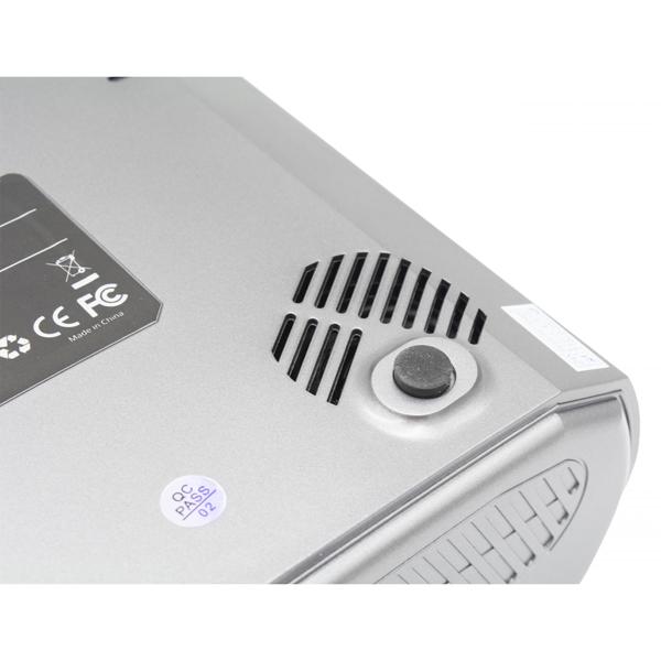 FullHD Beamer (1080p) mit 200 Zoll Projektion – LED-Projektor mit Lautsprecher, Fernbedienung, HDMI & VGA, Bildformat 4:3 / 16:9