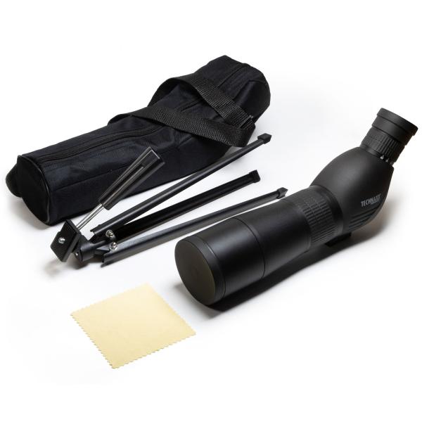 Reisespektiv - 20-60x Zoom für Jagd, Tierbeobachtung & Sport - Tischstativ, 60mm Objektiv, Brillenträger geeignet - 840g, 33x15x7cm