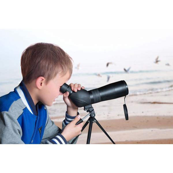 Reisespektiv - 20-60x Zoom für Jagd, Tierbeobachtung & Sport - Tischstativ, 60mm Objektiv, Brillenträger geeignet - 840g, 33x15x7cm