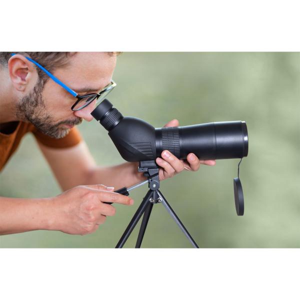 Reisespektiv - 20-60x Zoom für Jagd, Tierbeobachtung & Sport - Tischstativ, 60mm Objektiv, Brillenträger geeignet - 840g, 33x15x7cm