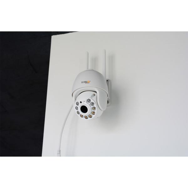 Full HD Dome-Überwachungskamera, WLAN & App, IP66, weiss, Nachtsicht – inkl. Montagematerial, umfassende Sicherheitslösung