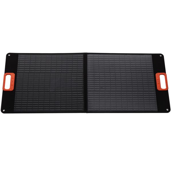 Mobiles Solarpanel 100W, faltbar mit Standfüssen – Solarmodul mit Adapterkabel für Powerstations – Autarke Energiequelle