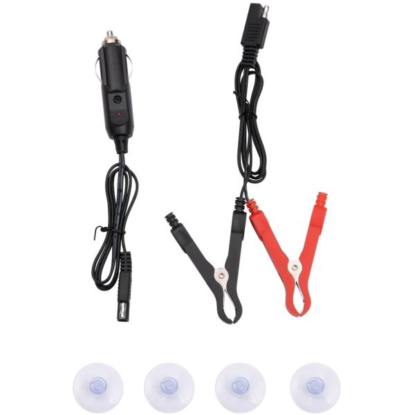 Solar Erhaltungs-Ladegerät für Auto- / PKW-Batterie 12V 10W - Tiefentladeschutz für Wohnmobile & selten genutzte Fahrzeuge - Einfache Montage mit Saugnäpfen