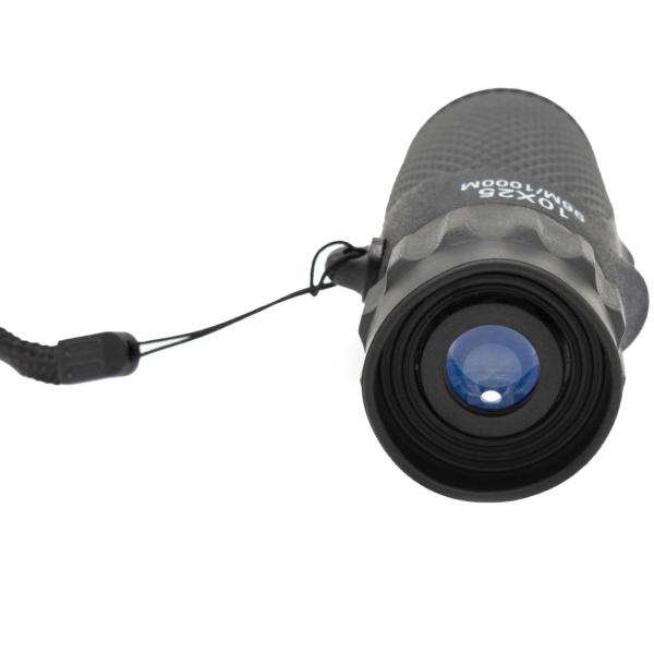 Monokulares Fernglas 10x Vergrösserung - Gestochen scharfe Bilder Naturbeobachtung & Reisen - Extrem leicht (82g) - Sichtfeld 96m/1000m - Gürteltasche