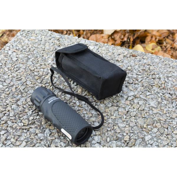 Monokulares Fernglas 10x Vergrösserung - Gestochen scharfe Bilder Naturbeobachtung & Reisen - Extrem leicht (82g) - Sichtfeld 96m/1000m - Gürteltasche