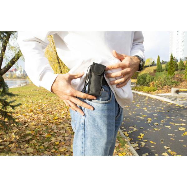 Monokulares Fernglas 10x Vergrösserung - Gestochen scharfe Bilder Naturbeobachtung & Reisen - Extrem leicht (82g) - Sichtfeld 96m/1000m - Gürteltasche