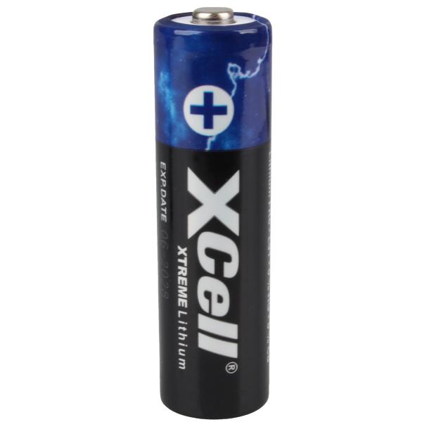 4er-Set Xtreme Lithium AA (Mignon) Batterien - Ideal für Outdoor & Geräte mit hohem Energiebedarf - 1,5V/3000mAh, -40°C bis +60°C, 10 Jahre lagerfähig