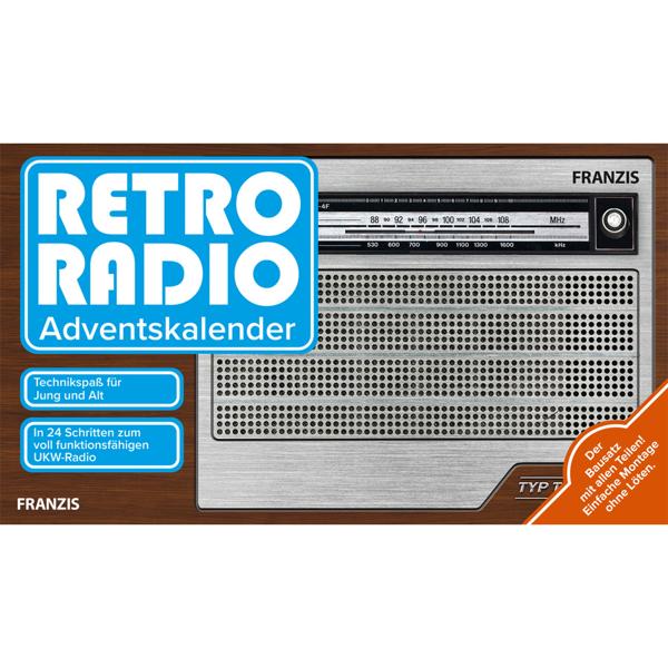 Adventskalender Retro-Radio - UKW-Radio selber bauen ohne Löten - Technikspass für Jugendliche ab 14 Jahren - inkl. 52-seitigem Handbuch