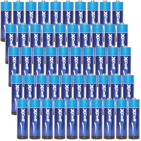 50er-Set AA Alkaline Batterien (Mignon) LR06 - 1.5V Energiequelle für zuverlässige Dauerleistung - Ideal für Fernbedienungen, Spielzeug, Uhren, Radios