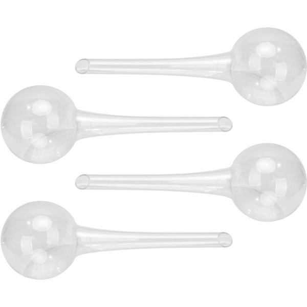 8er-Set Effiziente Pflanzen Bewässerungskugeln aus Glas, Ø 6 x H 15 cm, Giesskugeln transparent, ideal für Zuhause, Büro und Ferien