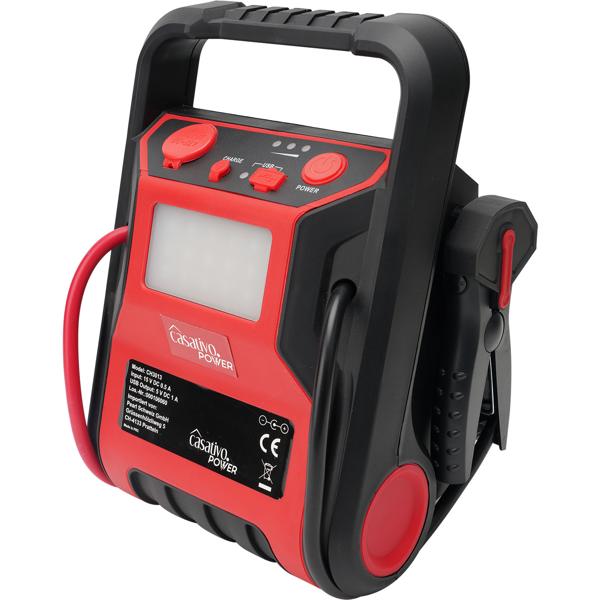 5-in-1 Starthilfe Booster mit Powerbank & Luftkompressor (600A/17bar) – Akku-Starthilfe mit 9000mAh, LED-Lampe, 12V-Ausgang