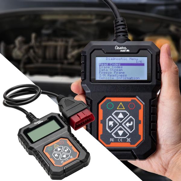 OBD2-Diagnosegerät für Auto-Fehlersuche – liest & löscht Fehlercodes, erkennt Motordaten in Echtzeit, kompatibel mit Benzin- & Diesel-Fahrzeugen