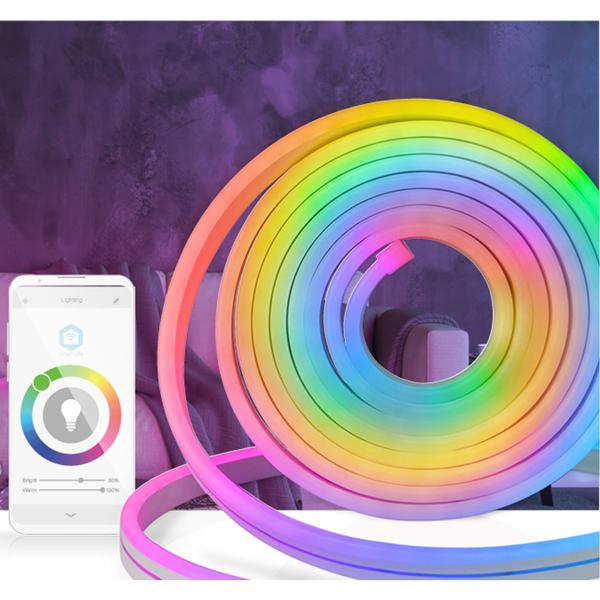 WLAN-LED-Streifen 5m – RGB & DreamColor, 2700K, 60 LEDs/m – App-steuerbar, dimmbar & vielseitig einsetzbar – für stimmungsvolle Beleuchtung 