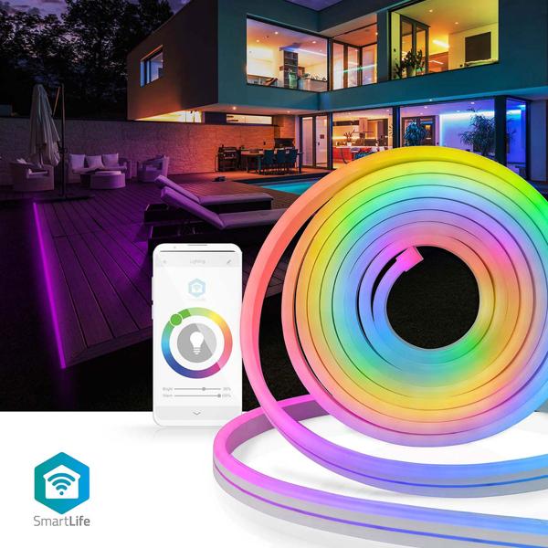 WLAN-LED-Streifen 5m – RGB & DreamColor, 2700K, 60 LEDs/m – App-steuerbar, dimmbar & vielseitig einsetzbar – für stimmungsvolle Beleuchtung 