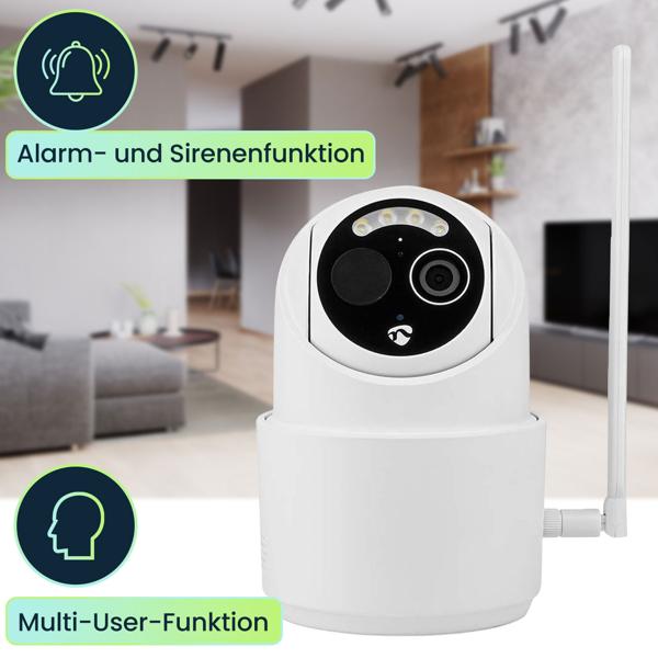 4G Solar Überwachungskamera mit Schwenkfunktion – Kabellose Outdoor-Kamera FullHD, Nachtsicht in Farbe, Bewegungsmelder & Alarm, IP65