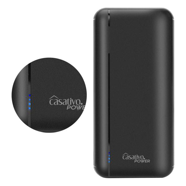 Powerbank mit 3 USB Ports, 20.000 mAh, USB-C & 2 USB-A Ports, Quick Charge 3.0, für iPhone 16, 15, 14, 13, 12, Pro/Max Samsung, iPad, Huawei