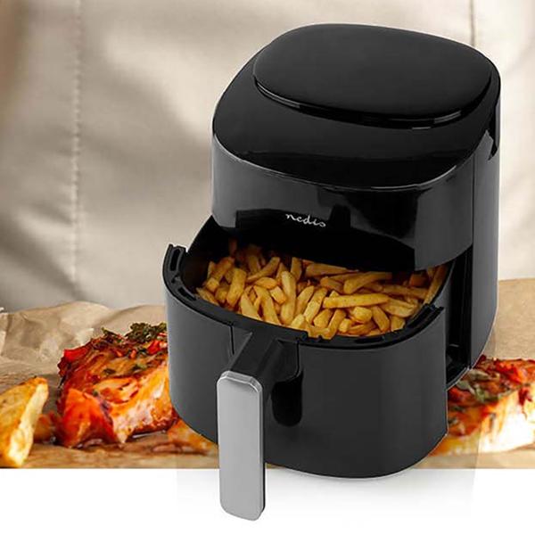 Digitale Heissluftfritteuse, Air Fryer mit 4,4 l , 1300 W, Timer & Sensor Touch Control – fettarmes Frittieren für knusprige & gesunde Speisen