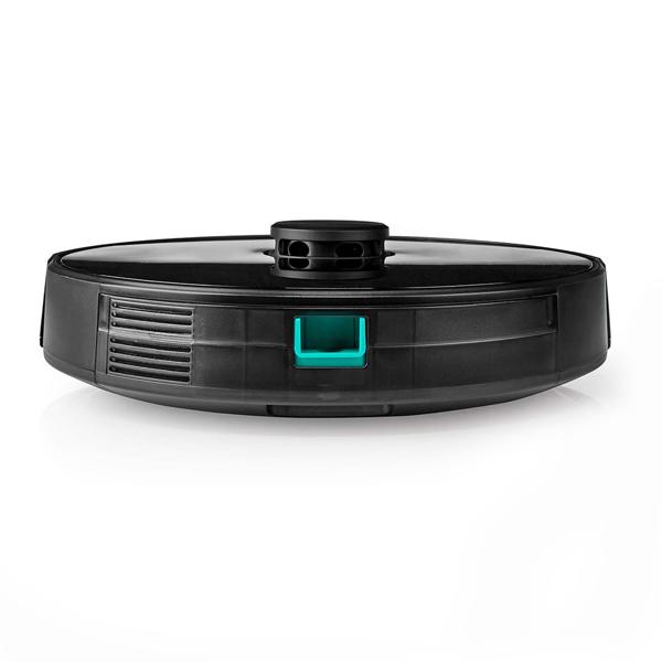 SmartLife Saugroboter mit Wischfunktion, schwarz, präzise Lasernavigation, App-Steuerung, leistungsstark, leise, ideal für Hartböden & Teppiche