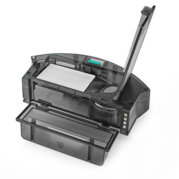 SmartLife Saugroboter mit Wischfunktion, schwarz, präzise Lasernavigation, App-Steuerung, leistungsstark, leise, ideal für Hartböden & Teppiche