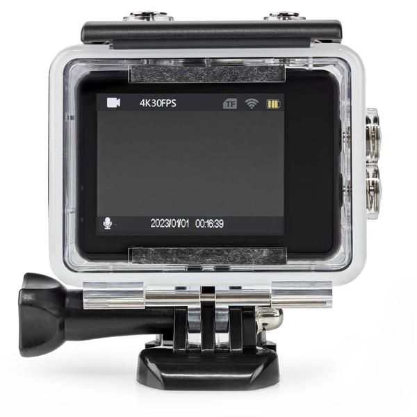 4K Dual-Screen Action Cam: Ultra HD, 30fps, 16MP, Wi-Fi, 30m wasserdicht & App-Steuerung. Gestochen scharfe Aufnahmen für jedes Abenteuer