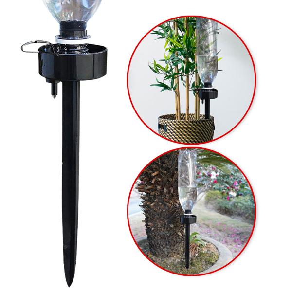 Bewässerungssystem für PET-Flaschen (6er-Set): Regulierbar - Pflanzenbewässerung für Urlaub, Balkon, Zimmer - Einfach genial