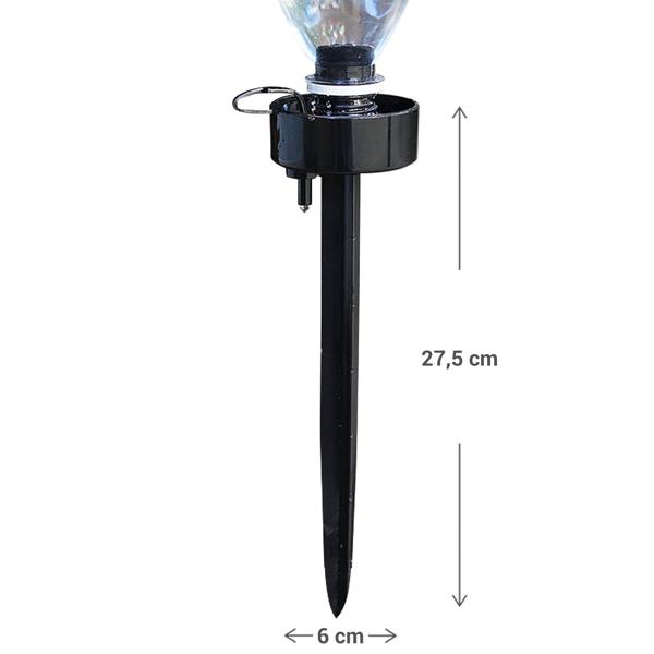 Bewässerungssystem für PET-Flaschen (6er-Set): Regulierbar - Pflanzenbewässerung für Urlaub, Balkon, Zimmer - Einfach genial