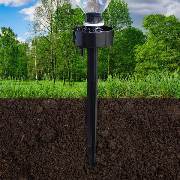 Bewässerungssystem für PET-Flaschen (6er-Set): Regulierbar - Pflanzenbewässerung für Urlaub, Balkon, Zimmer - Einfach genial