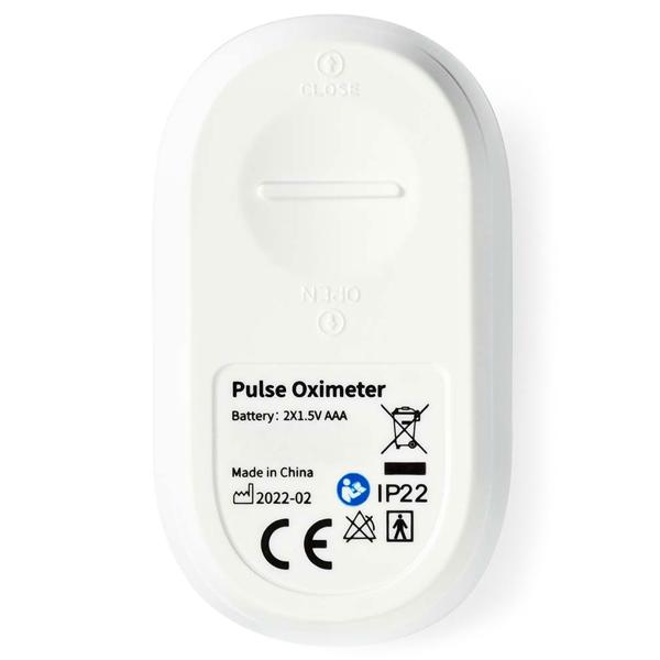 Hochpräzises SmartLife Pulsoximeter, Bluetooth & HD-OLED Display - App Android/iOS, genaue Sauerstoffsättigung- & Pulsmessungen