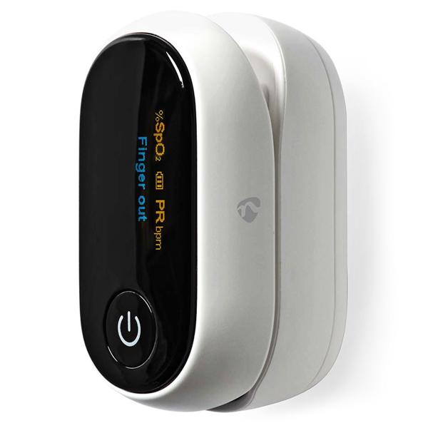 Hochpräzises SmartLife Pulsoximeter, Bluetooth & HD-OLED Display - App Android/iOS, genaue Sauerstoffsättigung- & Pulsmessungen