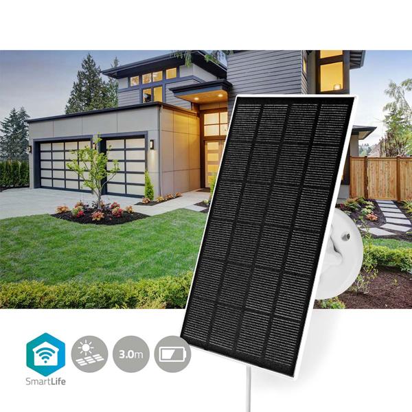 Solarpanel USB-C - Für SmartLife IP-Kamera - 3m Kabel - 3W (5.3V 0.5A) - Wetterfest 16.9x11.6x0.23 cm