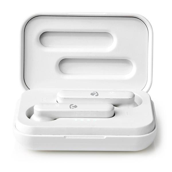 Kabellose Bluetooth 5.0 In-Ear Kopfhörer Weiss - Touch- & Sprachsteuerung (Siri/Google Assistant) - 2.5h Akku + Ladeetui für 4 Aufladungen