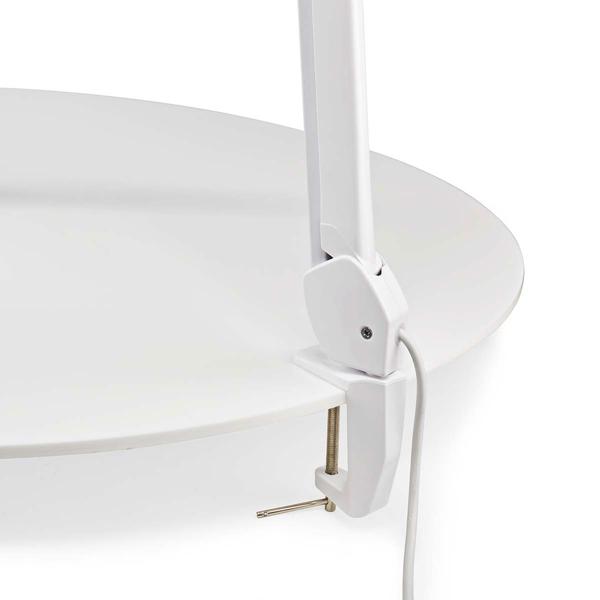 Leuchtstarke LED-Lupenleuchte, 1,75x Vergrösserung, Glaslinse, 10W, 660lm, weiss, dimmbar – Für Basteln, Modellbau & Reparaturen