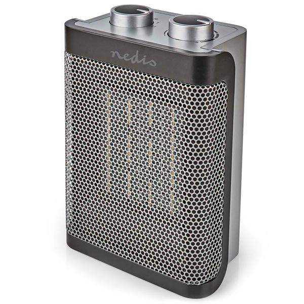 Keramik-Heizlüfter, grau, Keramik Heizgerät, 1000/1500 W