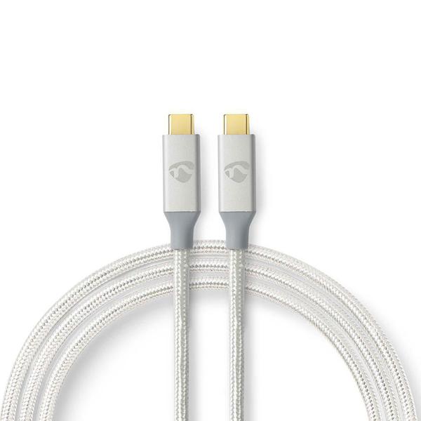 Hochleistungs USB-C auf USB-C Ladekabel - USB 3.2 Gen 2x2 - Schnelles 100 W / 5 A Laden - 20 Gbit/s Datentransfer - 1 m - 4K@60Hz für Laptops, Smartphones, Tablets