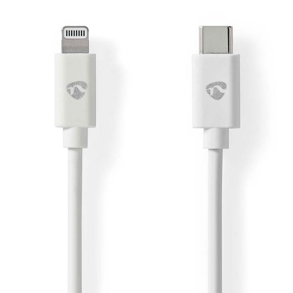 3er-Set iPhone Ladekabel MFi zertifiziert - optimale Synchronisation & Aufladung Apple-Geräte - 2m Lightning Kabel USB-C 60W/20V/3A 480 Mbit/s robust weiss