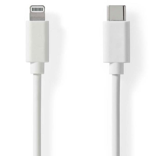 3er-Set iPhone Ladekabel, Lightning Kabel, USB-C, Apple MFi Zertifiziert, 1 m, weiss ideal für Iphone 6, 7, 8, 9, X, XS, 11, 12, 13, 14, Pro / Max