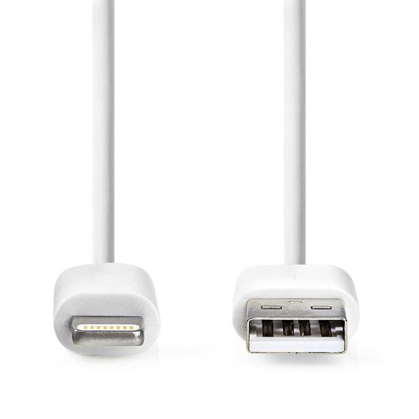 iPhone Ladekabel, Lightning Kabel, USB-A, Apple MFi Zertifiziert, 1 m, weiss ideal für Iphone 6, 7, 8, 9, X, XS, 11, 12, 13, 14, Pro / Max