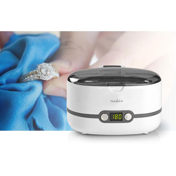 Leistungsstarker Ultraschallreiniger für Brillen, Schmuck & mehr – schonende Tiefenreinigung im Ultraschallbad, Timer & 50 Hz für strahlende Sauberkeit