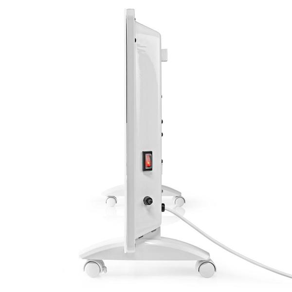 WLAN Konvektor Heizung, 2000 Watt - App, Alexa/Google Home, IP24, Fernbedienung, Glasfront, weiss – komfortable, intelligente Heizlösung