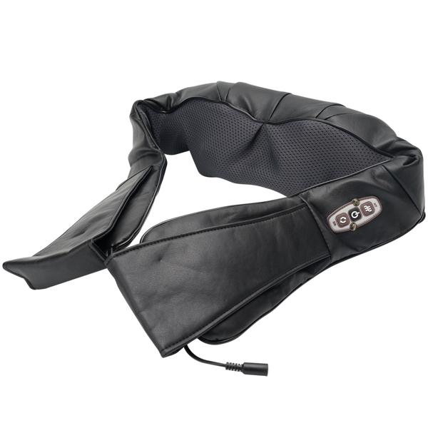 Shiatsu-Massagerät mit IR-Tiefenwärme – 4 Massageköpfe für Nacken, Rücken & Füsse – Vielseitig einsetzbares Massagegerät mit Timer